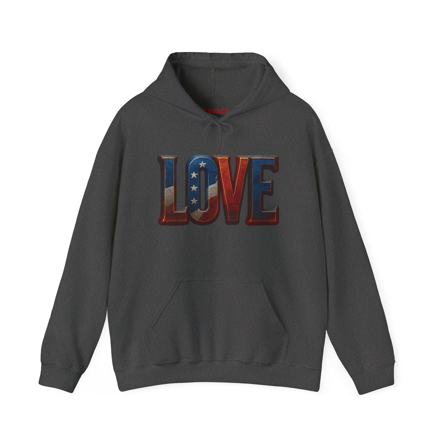 Unisex Hooded Sweatshirt with 'LOVE' Design - Cozy Gift for Friends, Valentine's Day, Casual Wear, Relaxation, Everyday Use