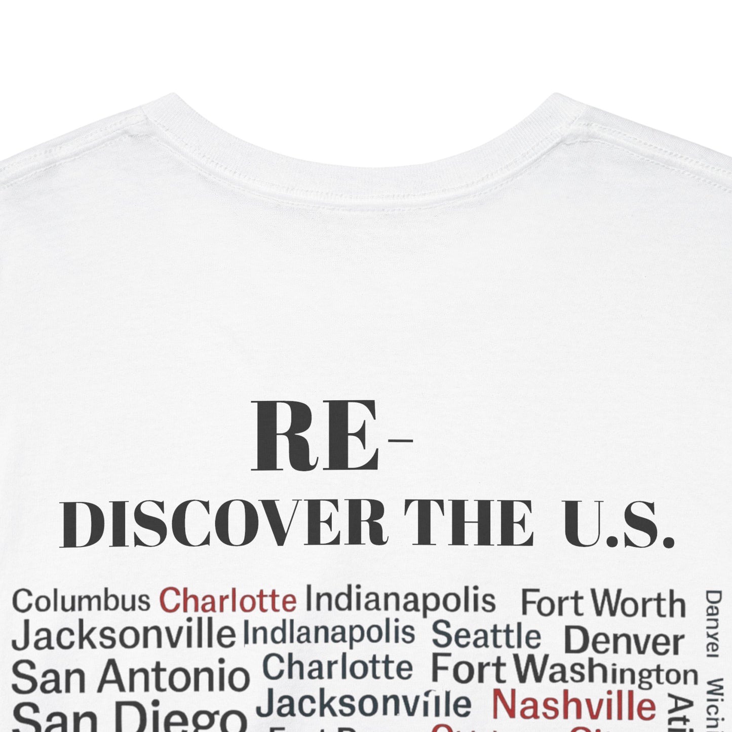 RE-DISCOVERVER the U.S. Unisex Heavy Cotton Tee