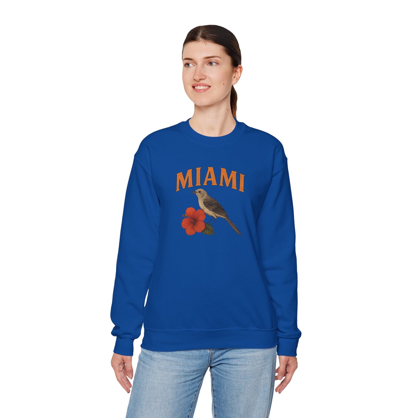 RAVAGE Miami's City Vibe Unisex Crewneck Sweatshirt-Cozy Street Gear