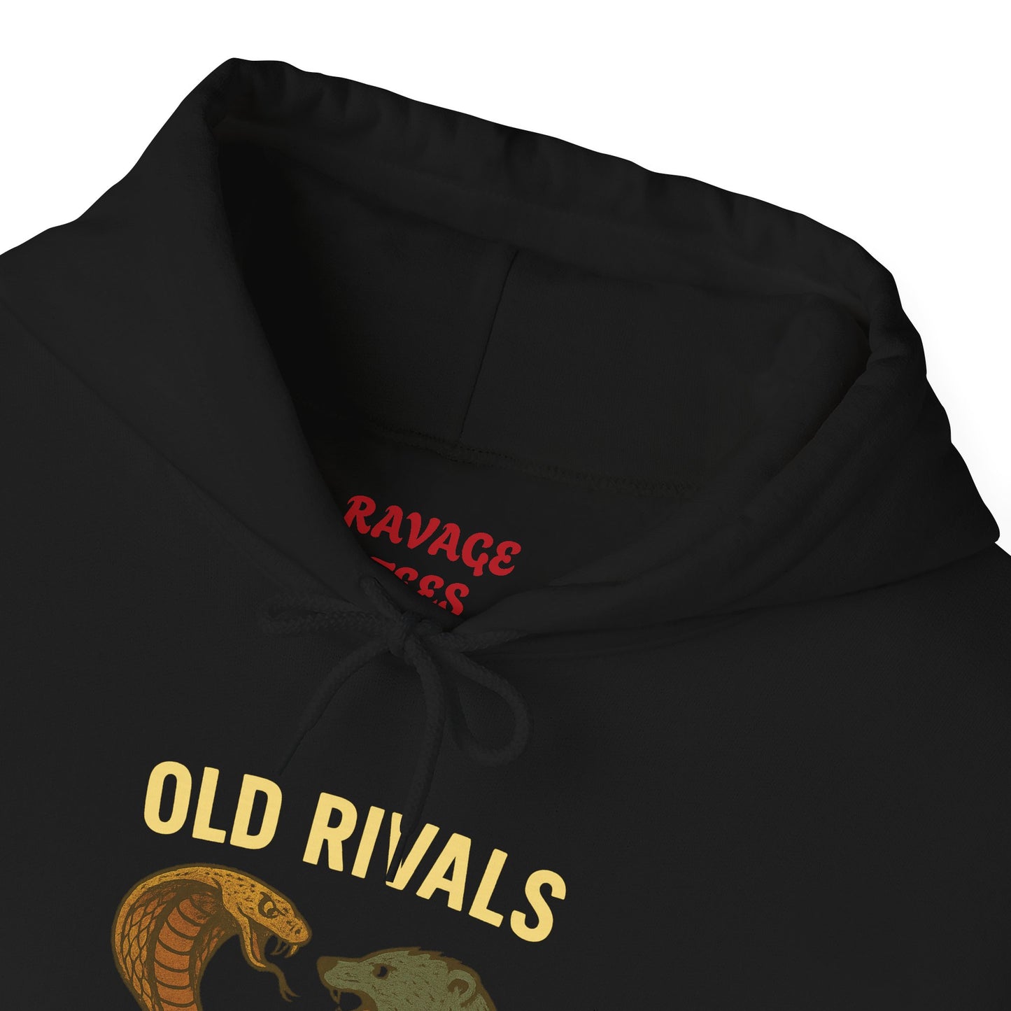 Old Rivals Graphic Hoodie, Unisex Heavy Blend™ Sweatshirt, Cozy Style, Best Gift for Friends, Casual Wear, Perfect for Fall and Winter