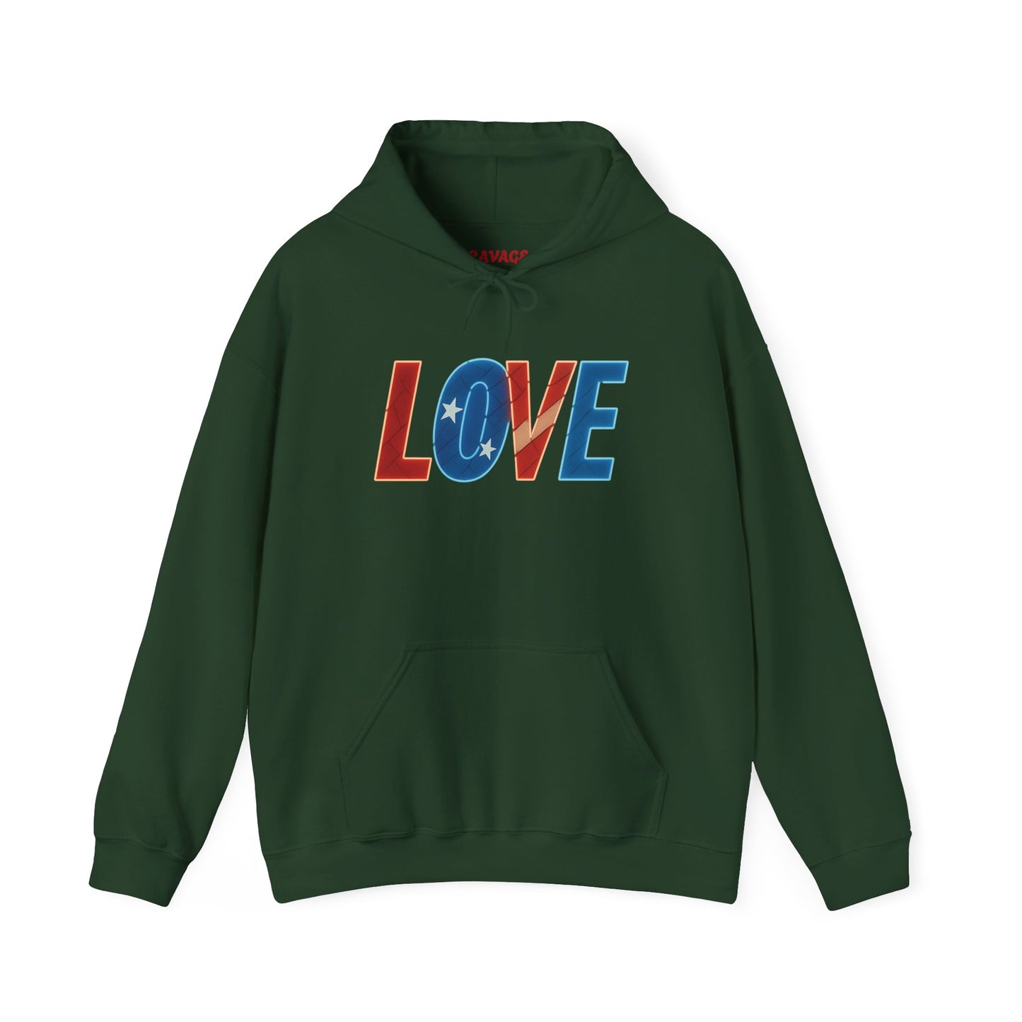 Unisex Hooded Sweatshirt with 'LOVE' Design - Cozy Gift for Friends, Valentine's Day, Casual Wear, Relaxation, Everyday Use