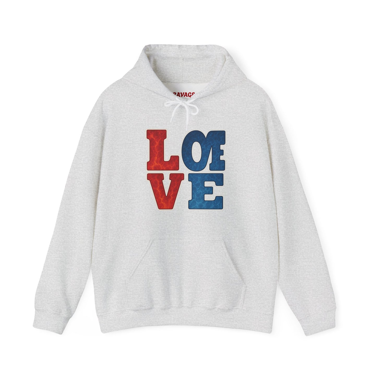 Unisex Hooded Sweatshirt with 'LOVE' Design - Cozy Gift for Friends, Valentine's Day, Casual Wear, Relaxation, Everyday Use