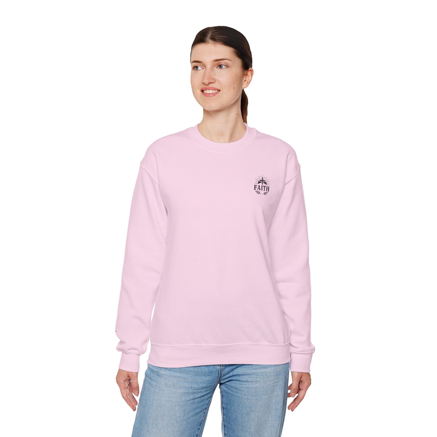 Pray First Worry Never Faith & Prayer Sweatshirt - Unisex Crewneck