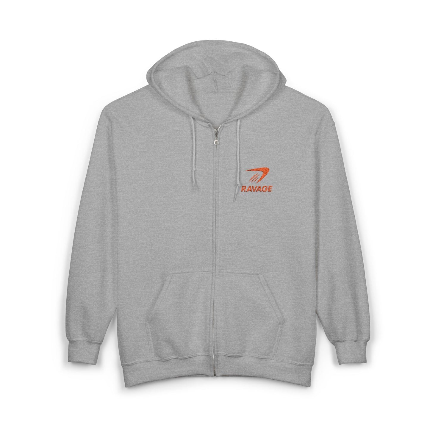 Ravage Unisex Full Zip-Up Hoodie – Premium Blend for Everyday Hustle