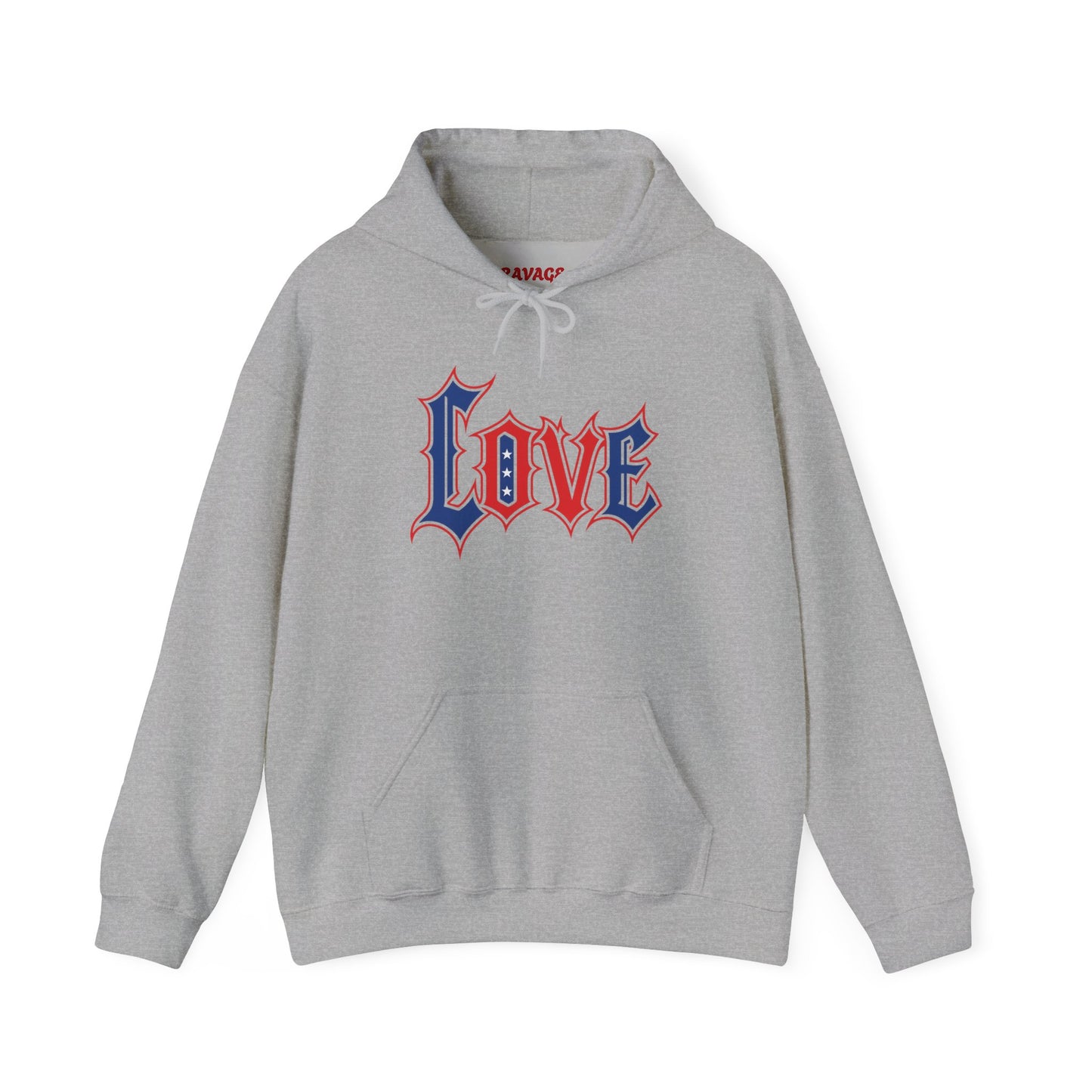 Unisex Hooded Sweatshirt with 'LOVE' Design - Cozy Gift for Friends, Valentine's Day, Casual Wear, Relaxation, Everyday Use