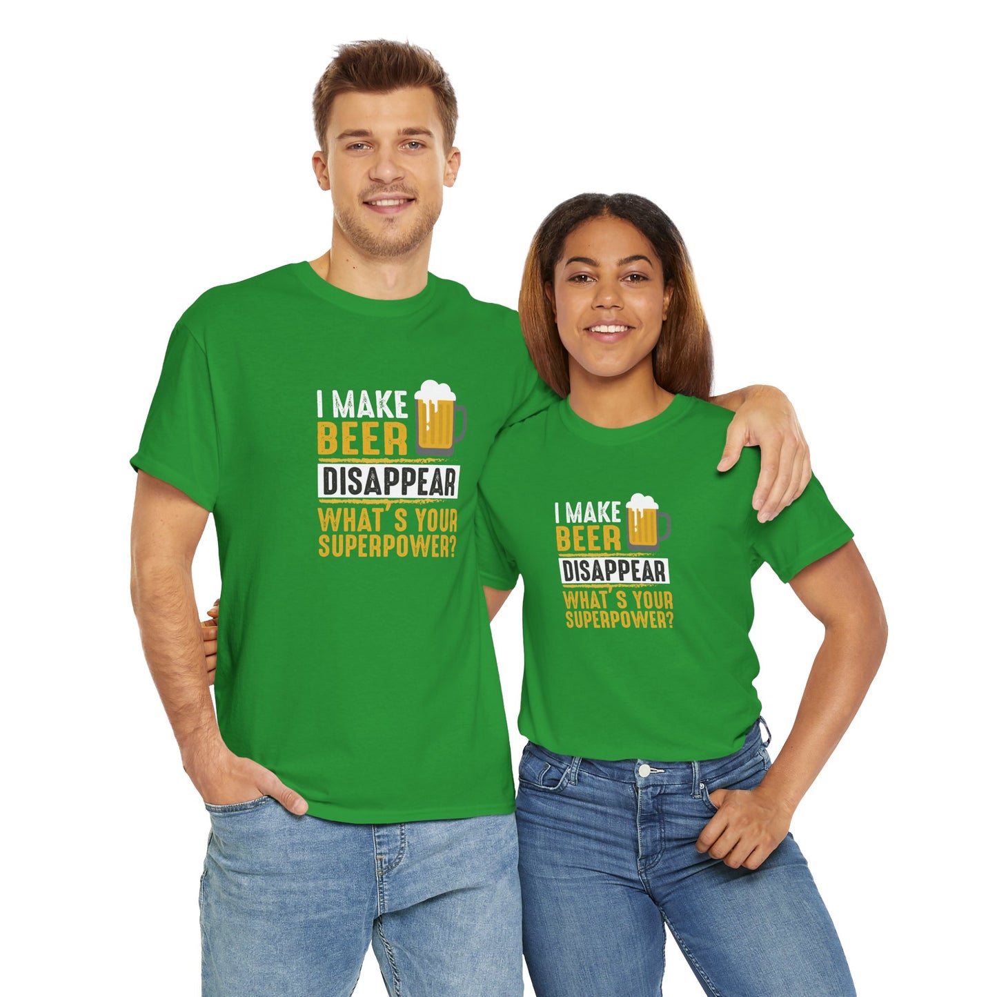 Unisex Beer Superpower Tee | Funny T-Shirt for Beer Lovers