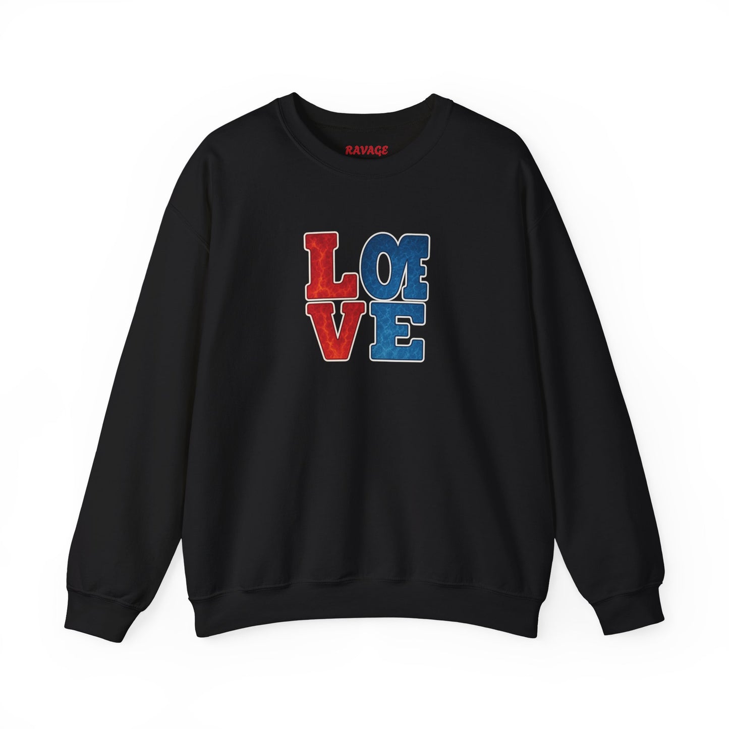 Patriotic Love Sweatshirt | Unisex Crewneck, Cozy Top for Celebrations, Gifts, Independence Day, Casual Style, Everyday Comfort