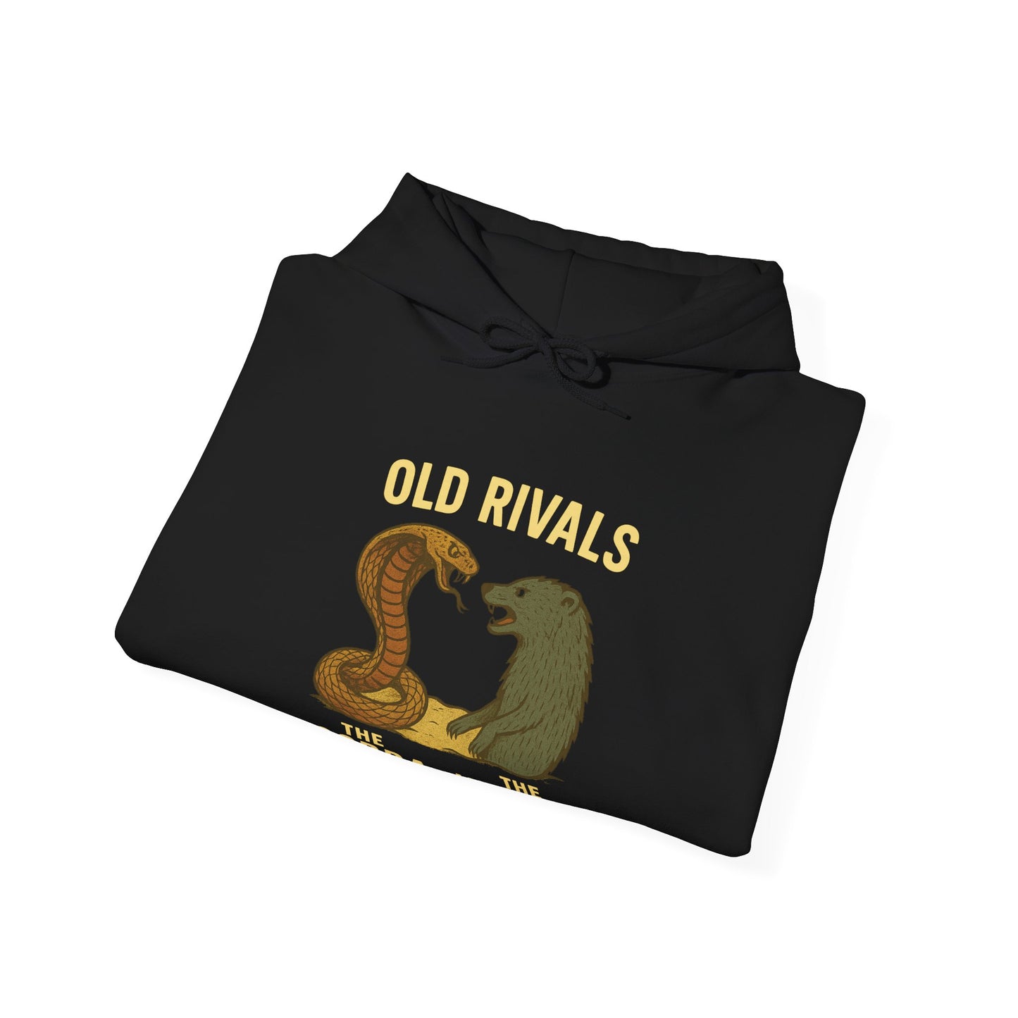 Old Rivals Graphic Hoodie, Unisex Heavy Blend™ Sweatshirt, Cozy Style, Best Gift for Friends, Casual Wear, Perfect for Fall and Winter