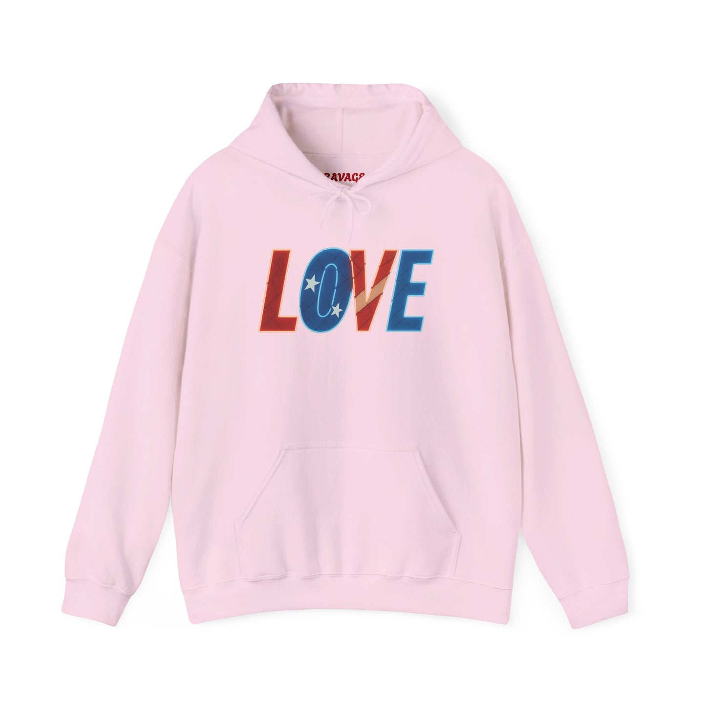Unisex Hooded Sweatshirt with 'LOVE' Design - Cozy Gift for Friends, Valentine's Day, Casual Wear, Relaxation, Everyday Use