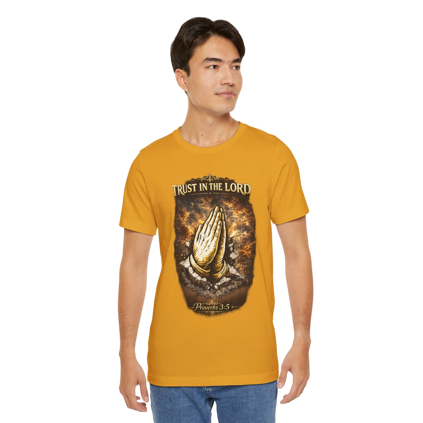 Trust in the Lord Praying Hands Tee (Proverbs 3:5)