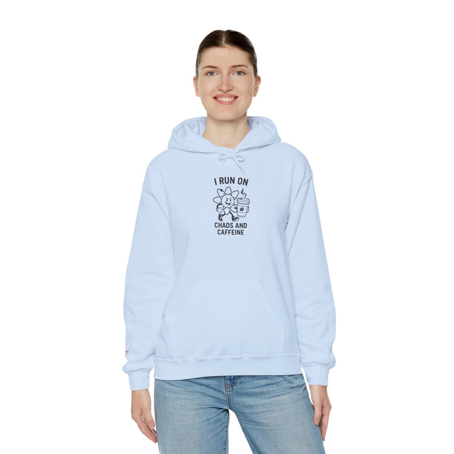 Caffeine Chaos Hoodie - Cozy Unisex Sweatshirt, Ideal for Coffee Lovers, Gift for Friends, Birthday, Relaxation, Casual Wear