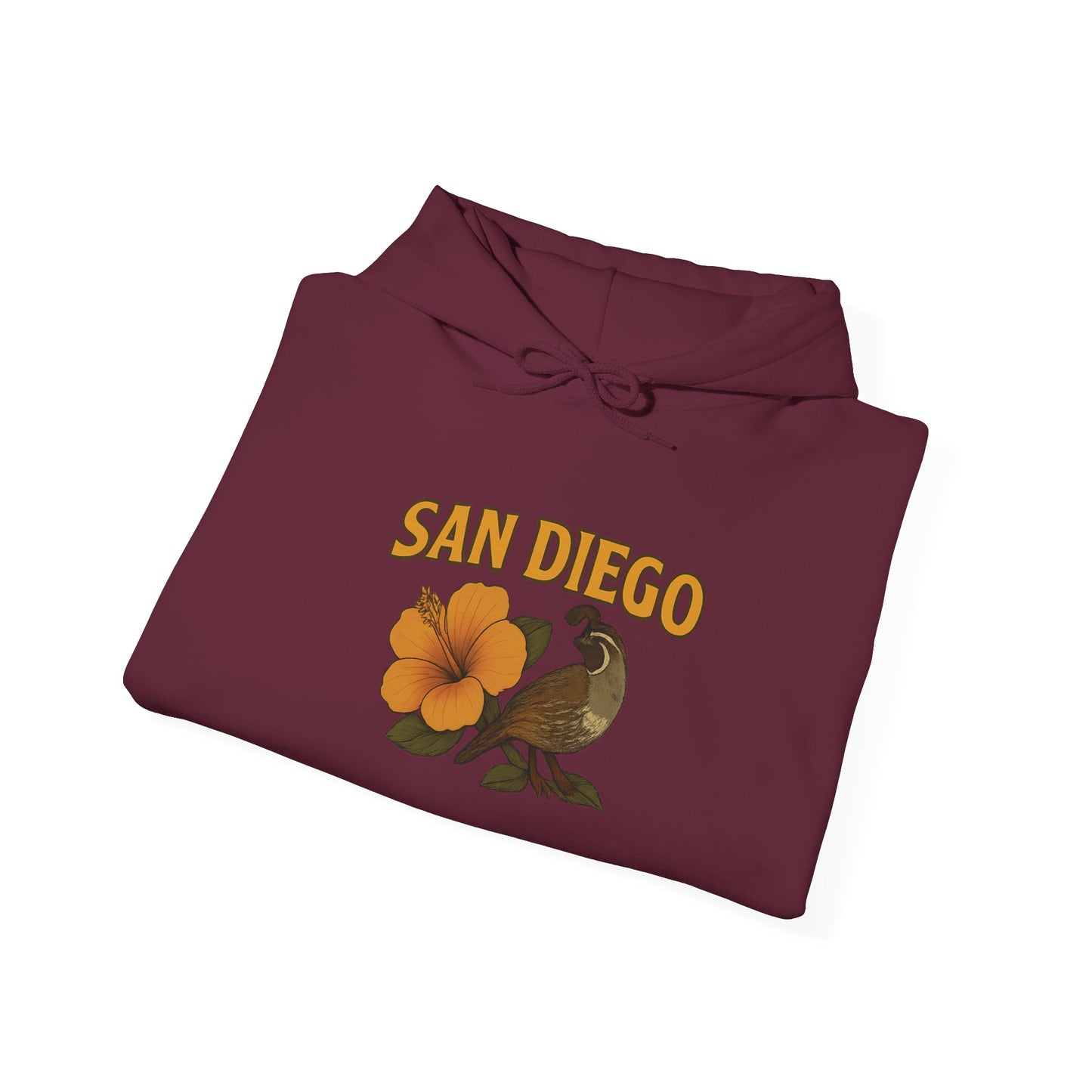 SAN DIEGO Unisex Hoodie – Cozy Sweatshirt, Casual Travel Souvenir, Relaxed Streetwear Gift for Nature & City Lovers