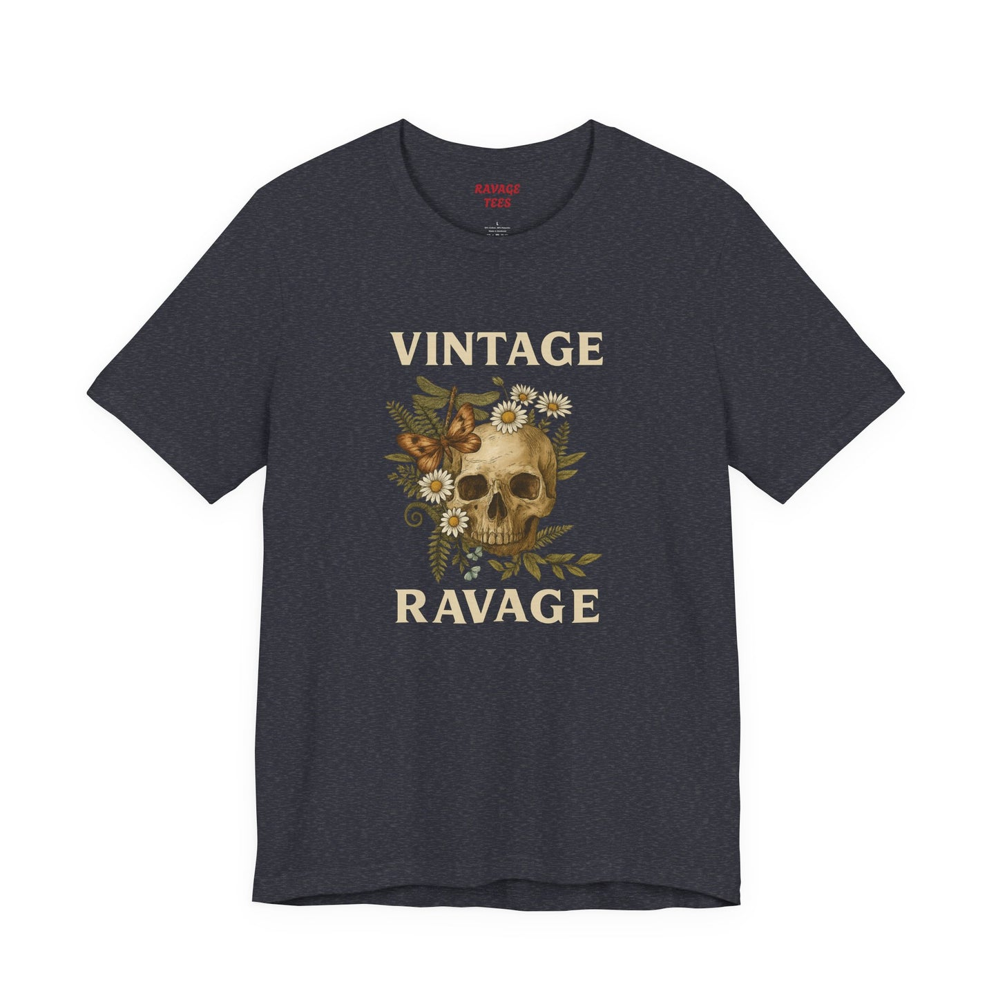 Vintage Skull Graphic Tee, Unisex Skull Shirt, Alternative Fashion, Edgy Vintage T-Shirt, Casual Streetwear Tee, Gift for Him/Her