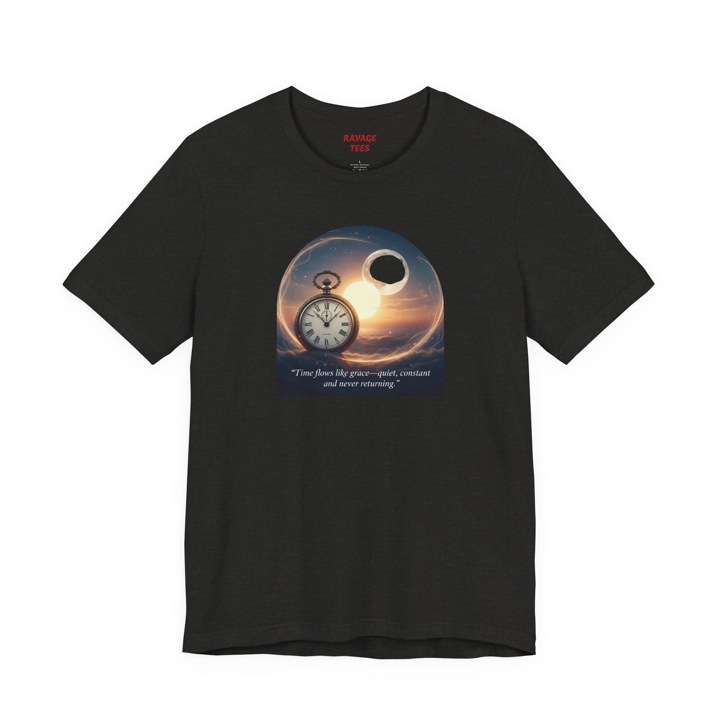 Cosmic Time Tee, Unisex T-Shirt, Inspirational Quote Shirt, Gift for Dreamers, Galaxy Graphic Tee