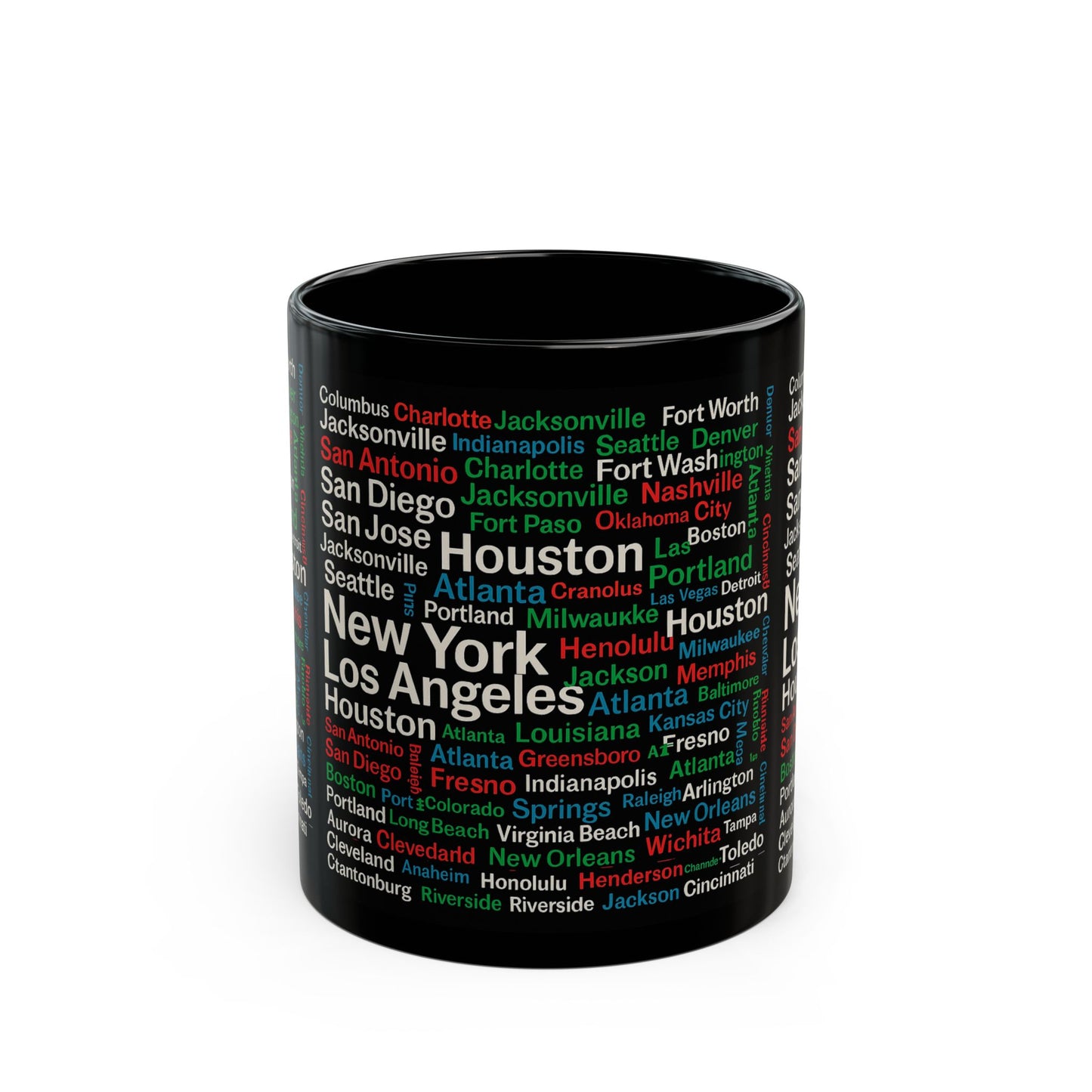 Re-Discover th U.S. Black Mug | Urban Design Ceramics |