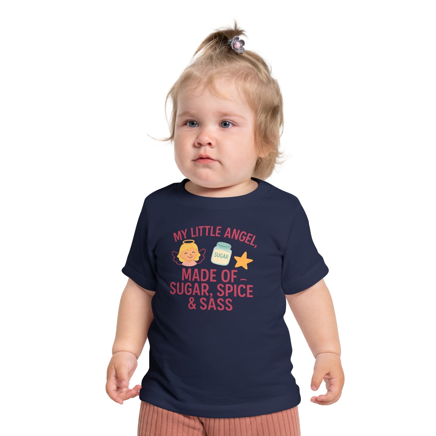 Sugar, Spice & Sass Baby T-Shirt, Cute Baby Shirt, Infant Tee, Baby Shower Gift, Toddler T-Shirt, Girl's Birthday Outfit