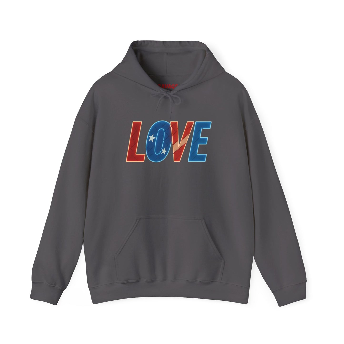 Unisex Hooded Sweatshirt with 'LOVE' Design - Cozy Gift for Friends, Valentine's Day, Casual Wear, Relaxation, Everyday Use