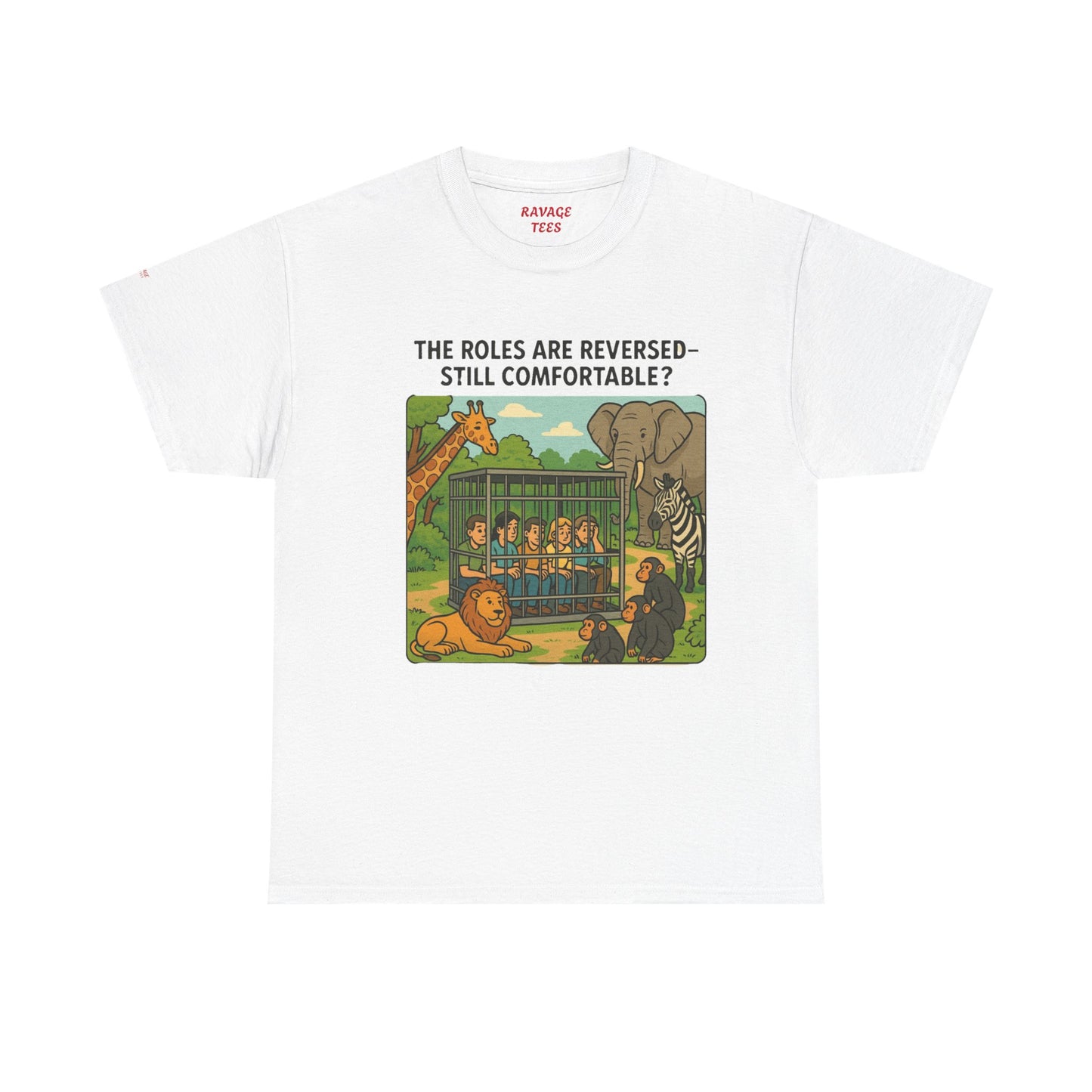 The Roles are Reversed- Are You Comfortable -Humorous Unisex Heavy Cotton Tee