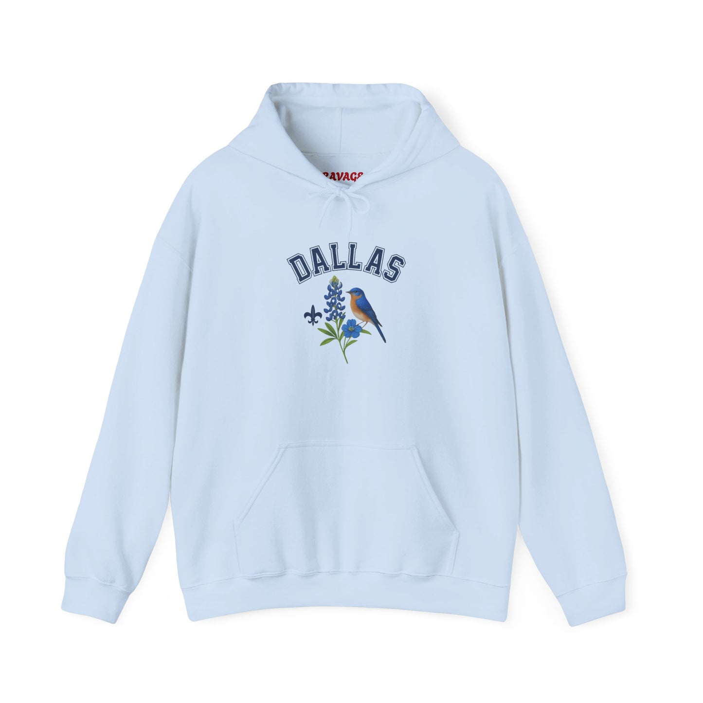 DALLAS Unisex Hoodie – Cozy Sweatshirt, Casual Travel Souvenir, Relaxed Streetwear Gift for Nature & City Lovers