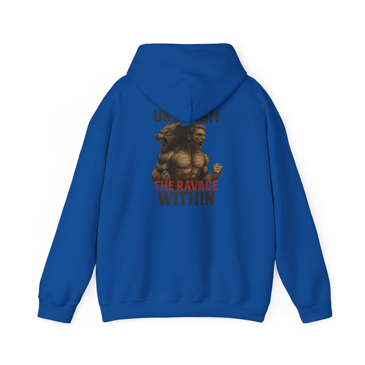 Unleash the Ravage Within Hoodie, Motivational Sweatshirt for Fitness Lovers, Cozy Hoodie for Gym, Gift for Athletes, Unisex Sweatshirt