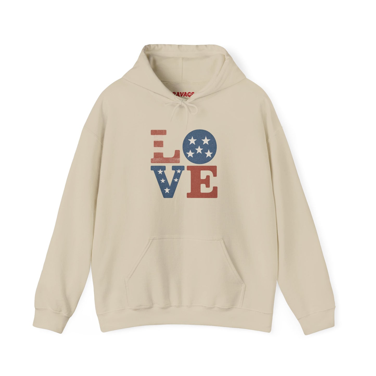 Unisex Hooded Sweatshirt with 'LOVE' Design - Cozy Gift for Friends, Valentine's Day, Casual Wear, Relaxation, Everyday Use