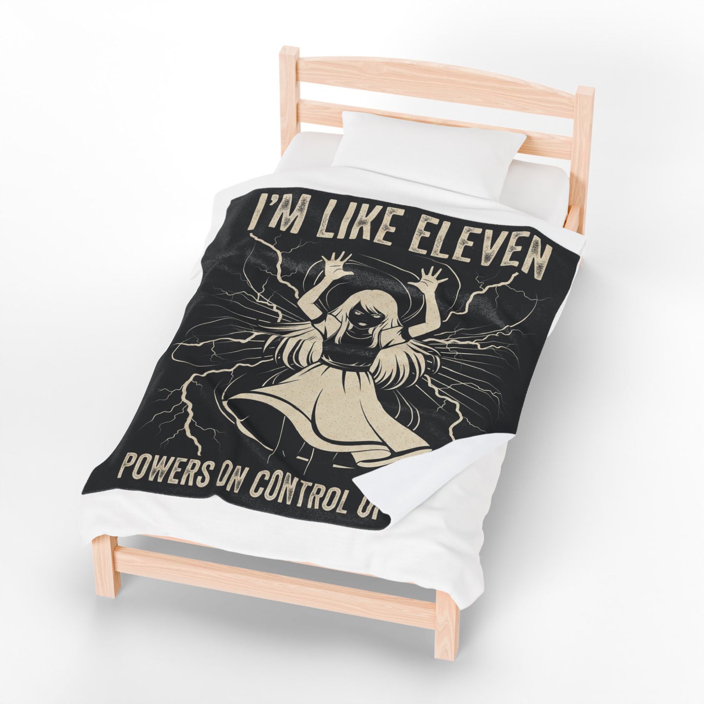 Eleven Powers Velveteen Plush Blanket - Cozy Throw for Fans, Kids, Gifts, Home Decor, Room Accent