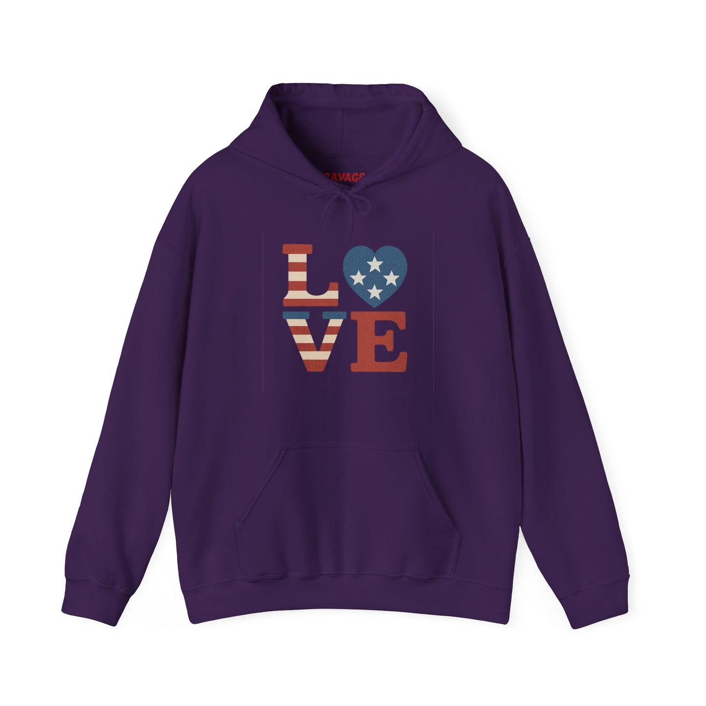 Unisex Hooded Sweatshirt with 'LOVE' Design - Cozy Gift for Friends, Valentine's Day, Casual Wear, Relaxation, Everyday Use