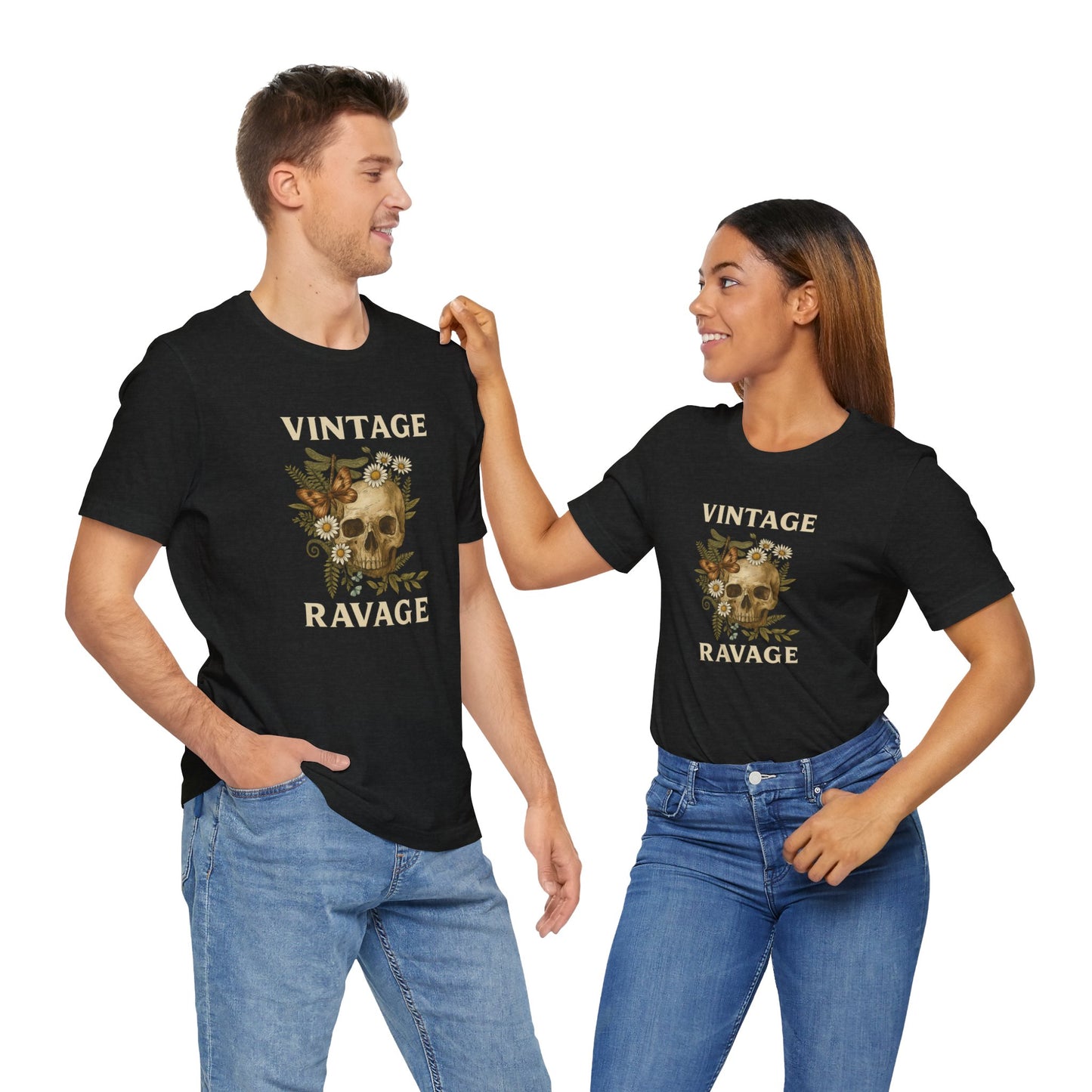 Vintage Skull Graphic Tee, Unisex Skull Shirt, Alternative Fashion, Edgy Vintage T-Shirt, Casual Streetwear Tee, Gift for Him/Her