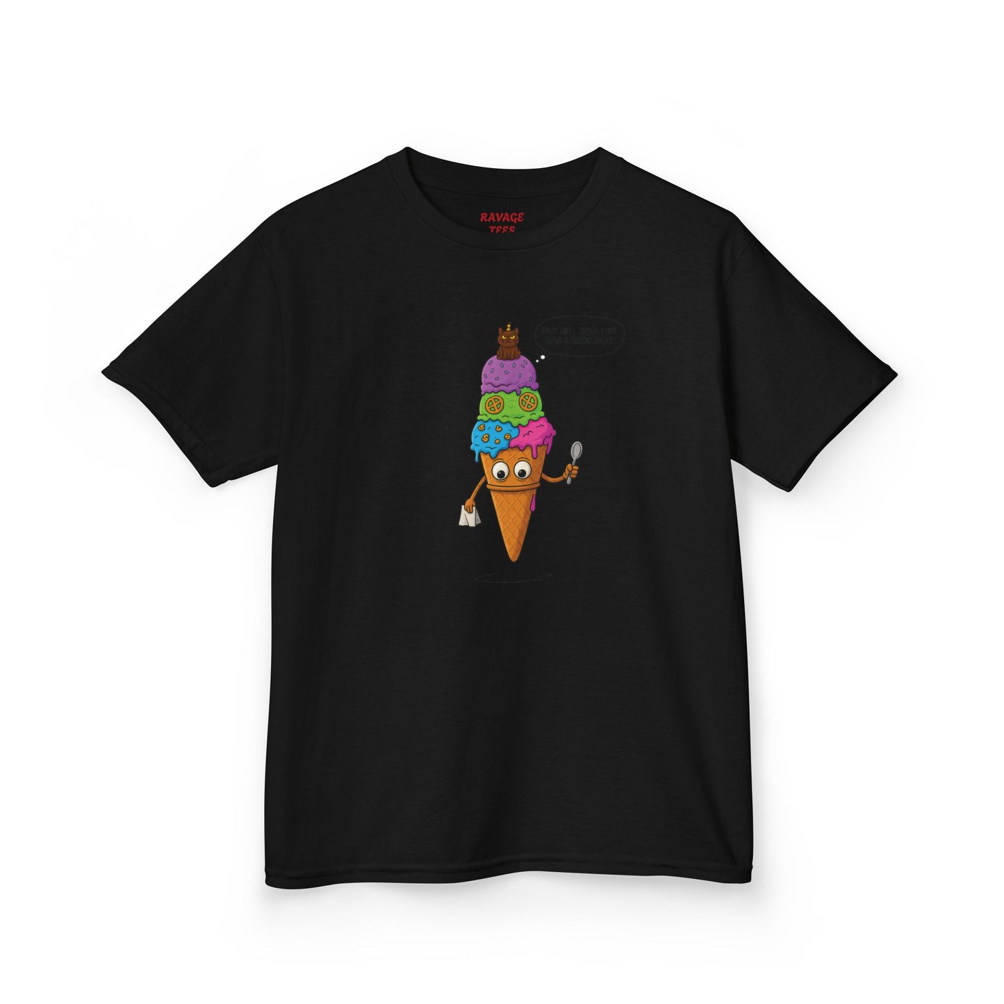 Kids Ice Cream Cone T-Shirt - Fun Summer Apparel, Perfect Gift for Birthdays, Playdates, Ice Cream Lovers, Family Outings