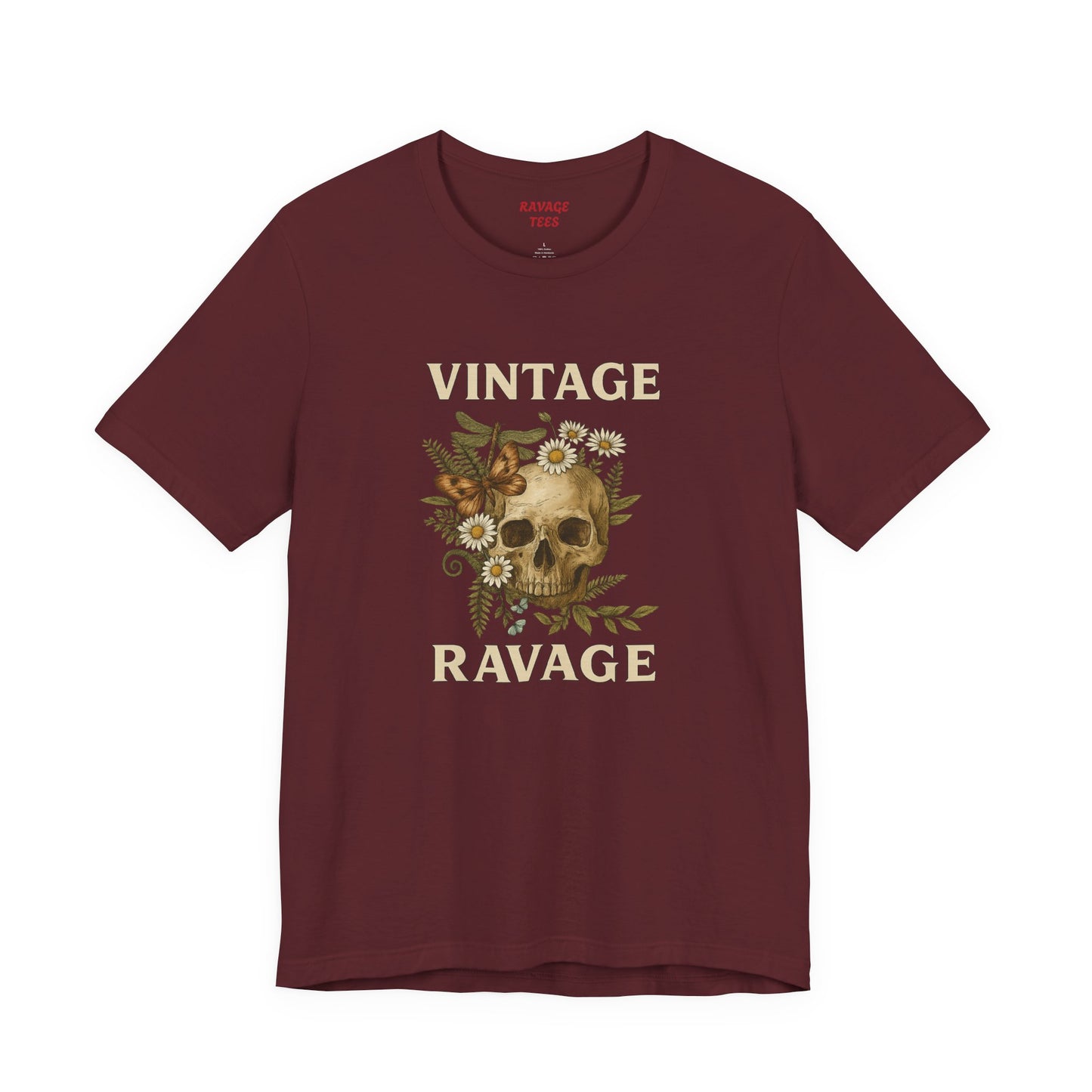 Vintage Skull Graphic Tee, Unisex Skull Shirt, Alternative Fashion, Edgy Vintage T-Shirt, Casual Streetwear Tee, Gift for Him/Her