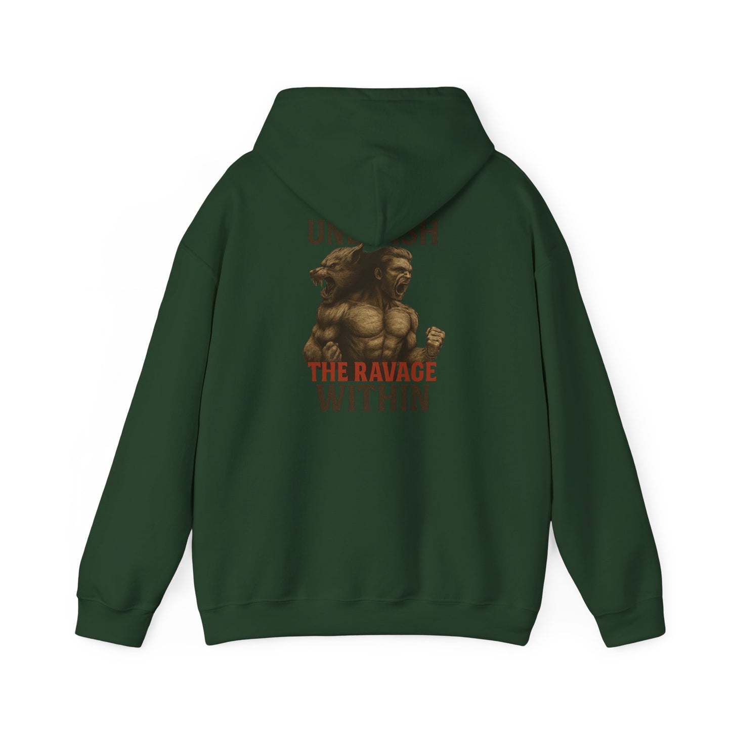 Unleash the Ravage Within Hoodie, Motivational Sweatshirt for Fitness Lovers, Cozy Hoodie for Gym, Gift for Athletes, Unisex Sweatshirt