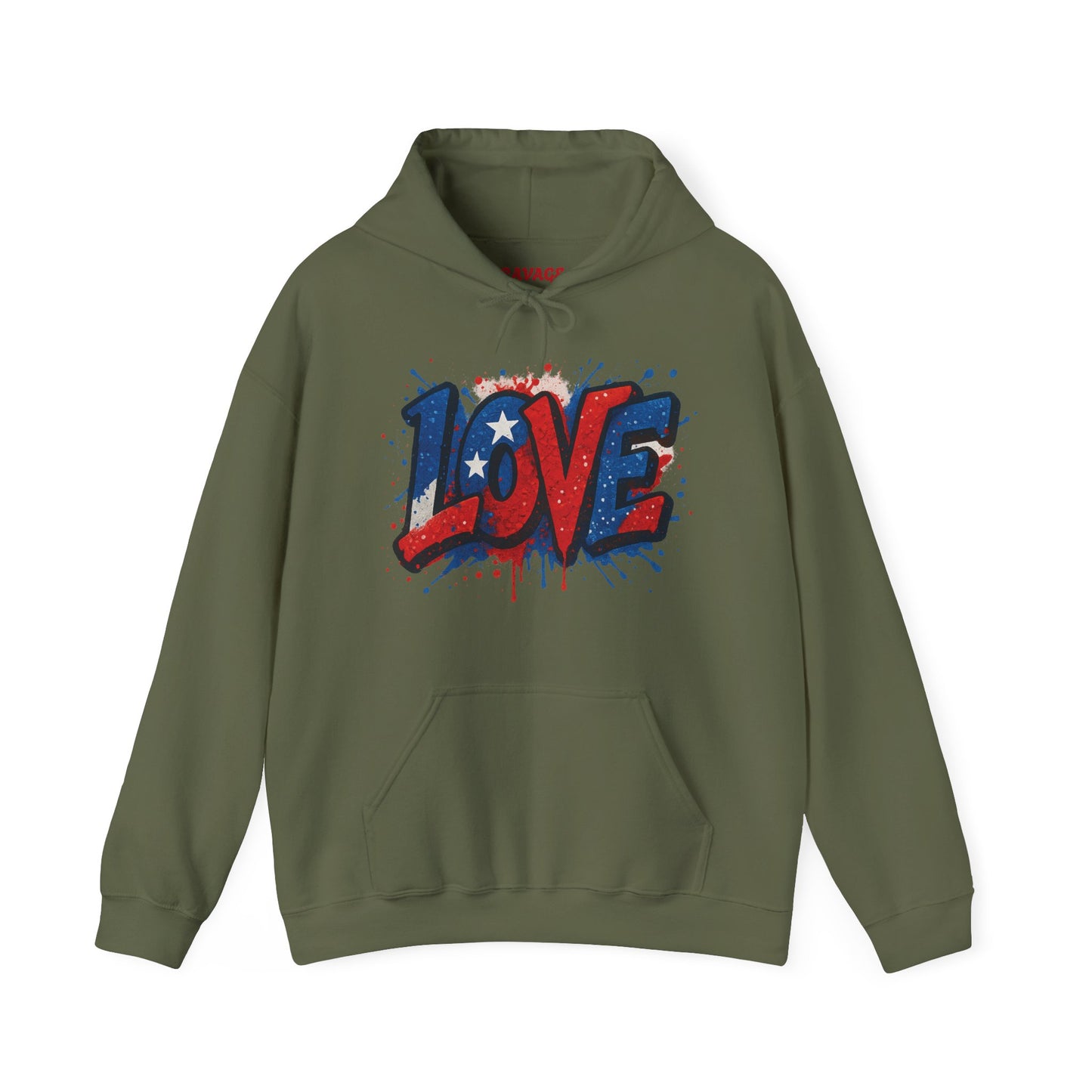 Unisex Hooded Sweatshirt with 'LOVE' Design - Cozy Gift for Friends, Valentine's Day, Casual Wear, Relaxation, Everyday Use