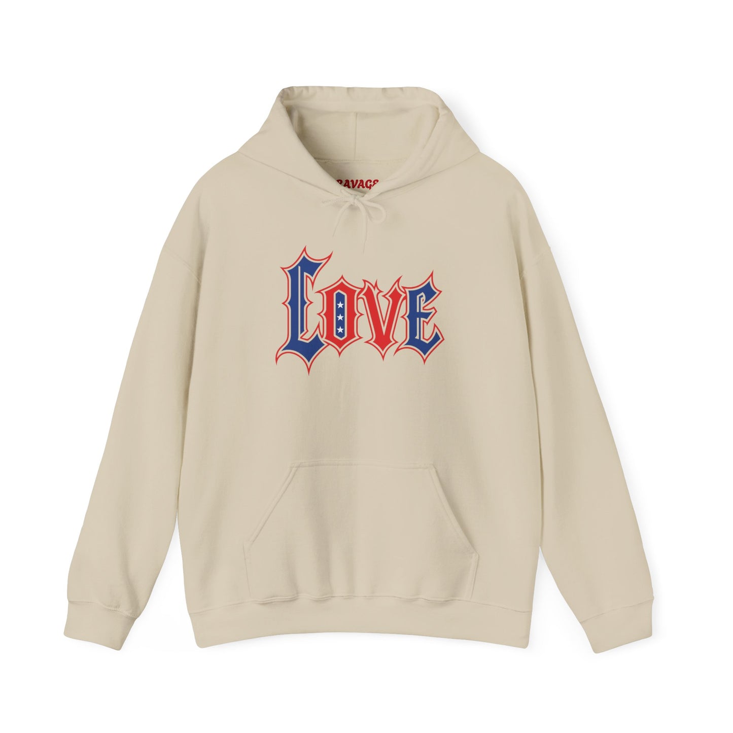 Unisex Hooded Sweatshirt with 'LOVE' Design - Cozy Gift for Friends, Valentine's Day, Casual Wear, Relaxation, Everyday Use