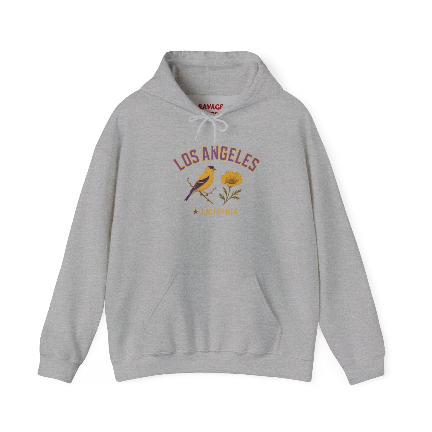LOS ANGELES Vintage Hoodie | Retro Style Hooded Sweatshirt, Cozy Fall & Winter Wear, Travel Gift for Atlanta Lovers