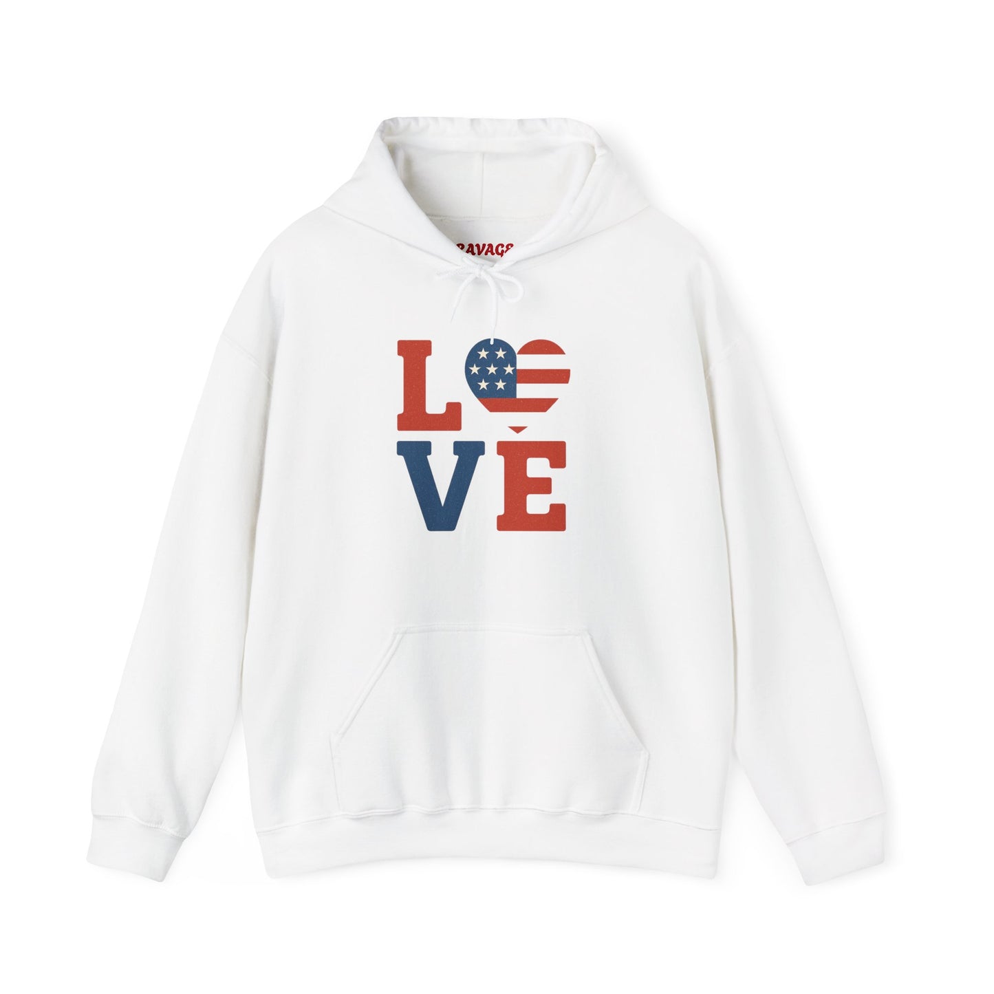 Unisex Hooded Sweatshirt with 'LOVE' Design - Cozy Gift for Friends, Valentine's Day, Casual Wear, Relaxation, Everyday Use