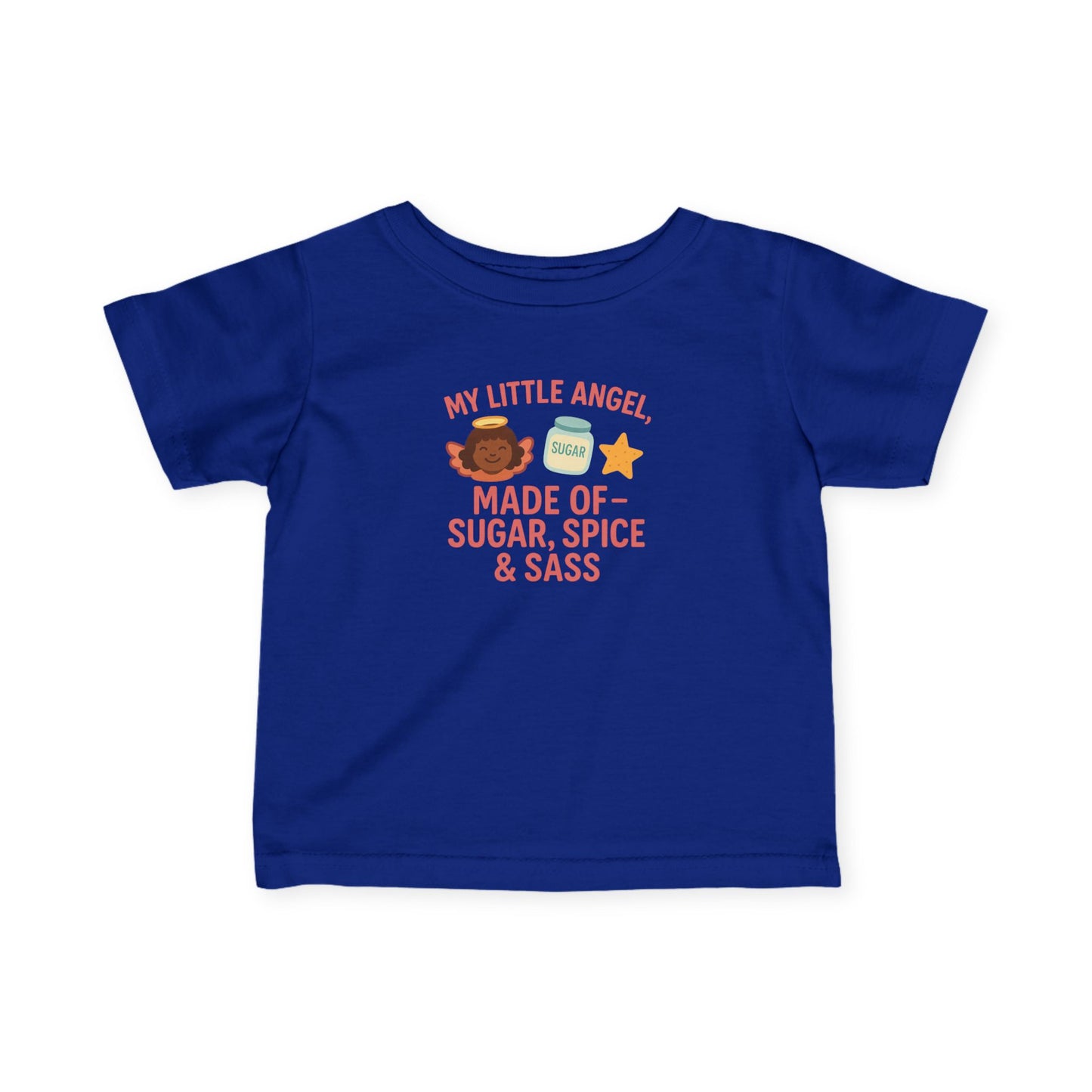 Cute Infant Tee: My Little Angel, Baby Clothing, Toddler Gift, Baby Shower Present, Kids Apparel, Sugar Spice & Sass
