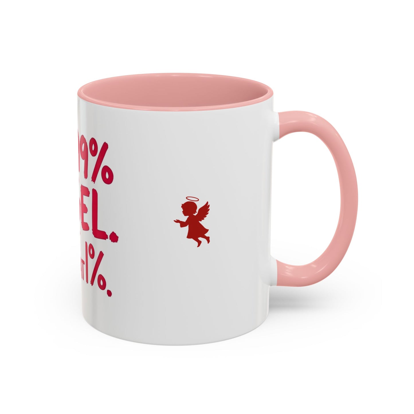 Humorous Accent Coffee Mug - Perfect Gift for Friends, Playful Coffee Lovers, Angel-Themed Decor, Birthday Present, Funny Quote Mugs