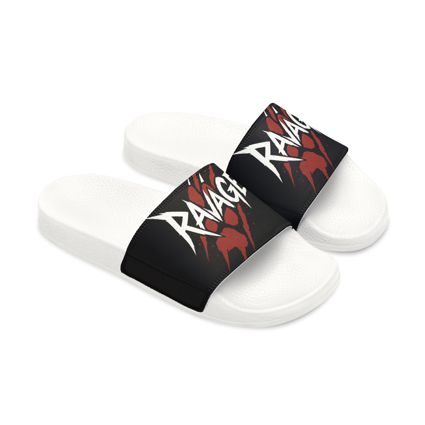 RAVAGE TEES Men's Removable-Strap Sandals/Slides