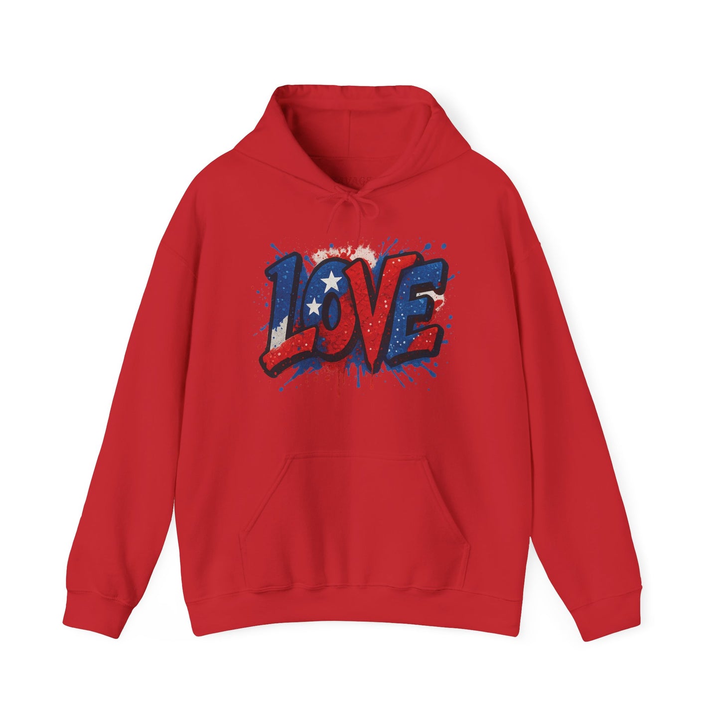 Unisex Hooded Sweatshirt with 'LOVE' Design - Cozy Gift for Friends, Valentine's Day, Casual Wear, Relaxation, Everyday Use