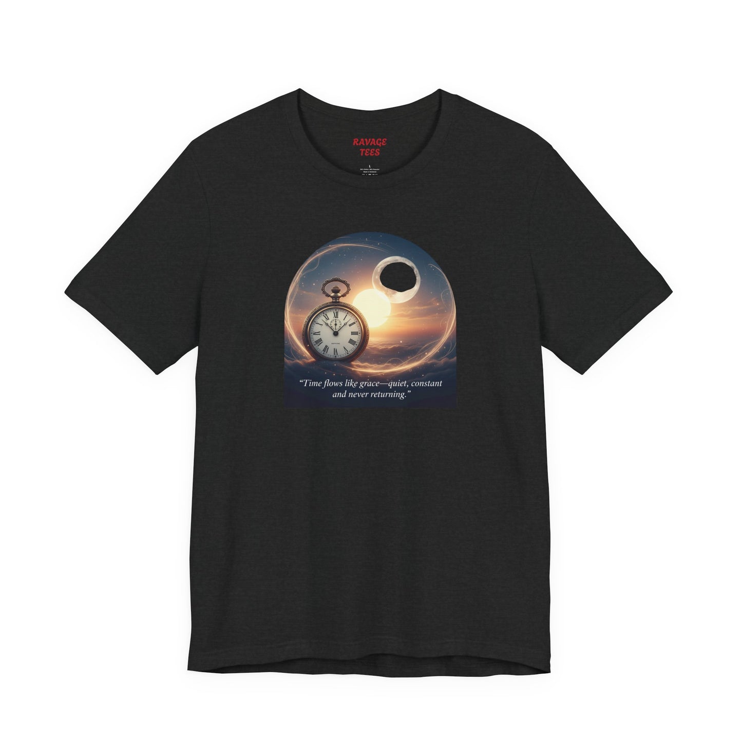 Cosmic Time Tee, Unisex T-Shirt, Inspirational Quote Shirt, Gift for Dreamers, Galaxy Graphic Tee