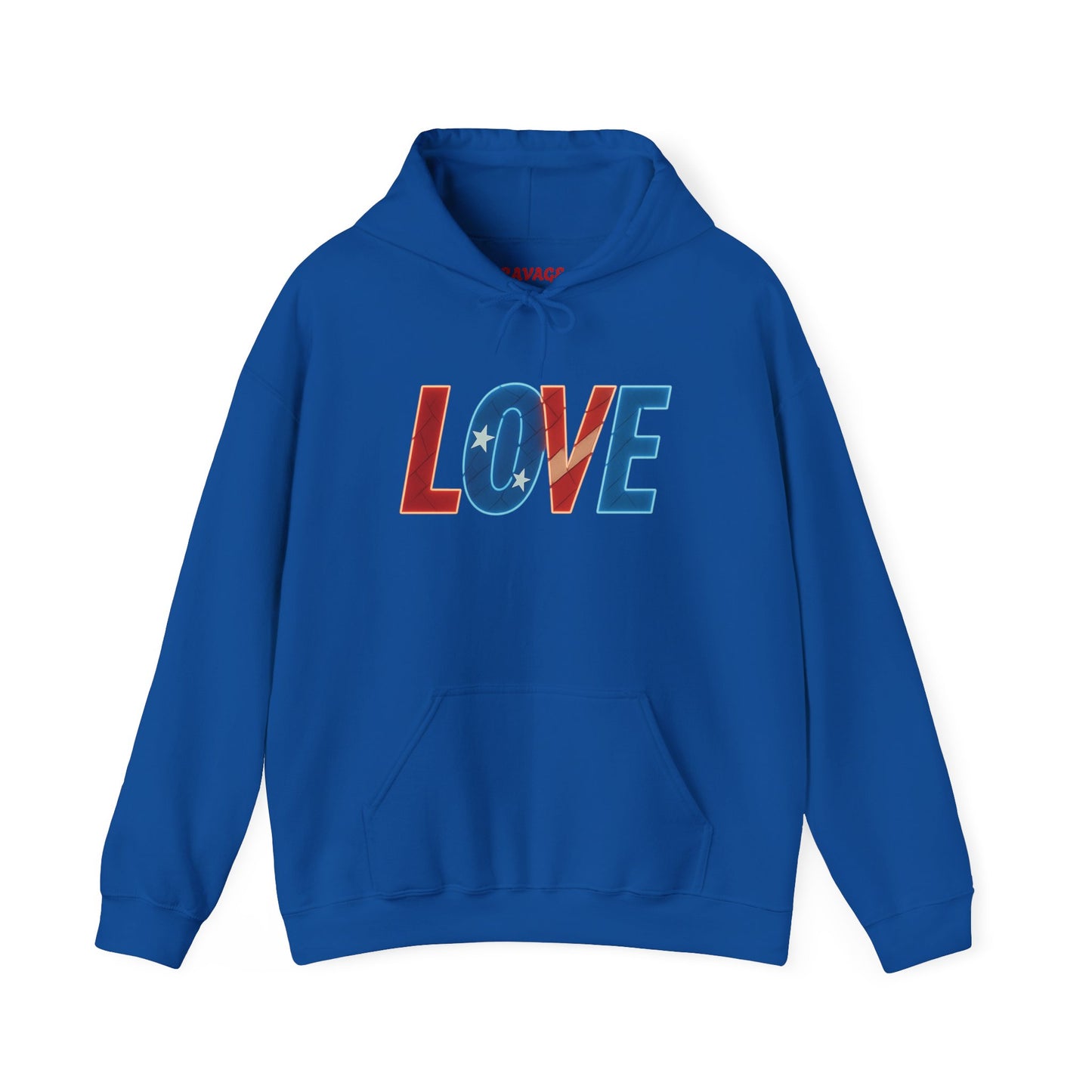 Unisex Hooded Sweatshirt with 'LOVE' Design - Cozy Gift for Friends, Valentine's Day, Casual Wear, Relaxation, Everyday Use
