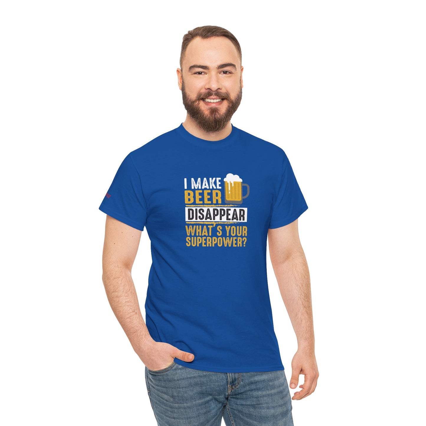 Unisex Beer Superpower Tee | Funny T-Shirt for Beer Lovers