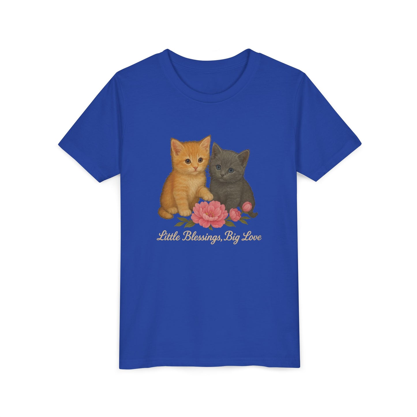 Adorable Kitten Youth Tee - Cute Cat Tee for Kids, Gifts for Cat Lovers, Birthday Present, Animal Lovers Shirt, Playful Kids Shirt