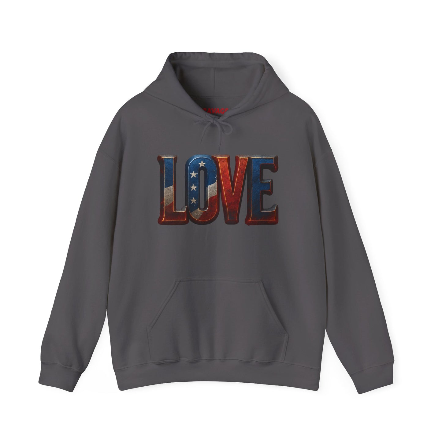 Unisex Hooded Sweatshirt with 'LOVE' Design - Cozy Gift for Friends, Valentine's Day, Casual Wear, Relaxation, Everyday Use