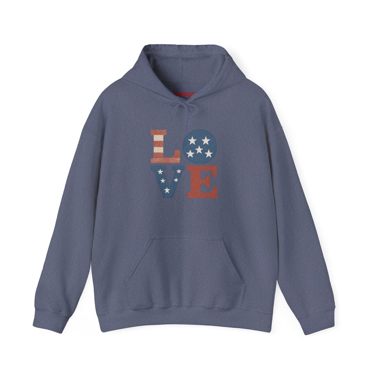 Unisex Hooded Sweatshirt with 'LOVE' Design - Cozy Gift for Friends, Valentine's Day, Casual Wear, Relaxation, Everyday Use