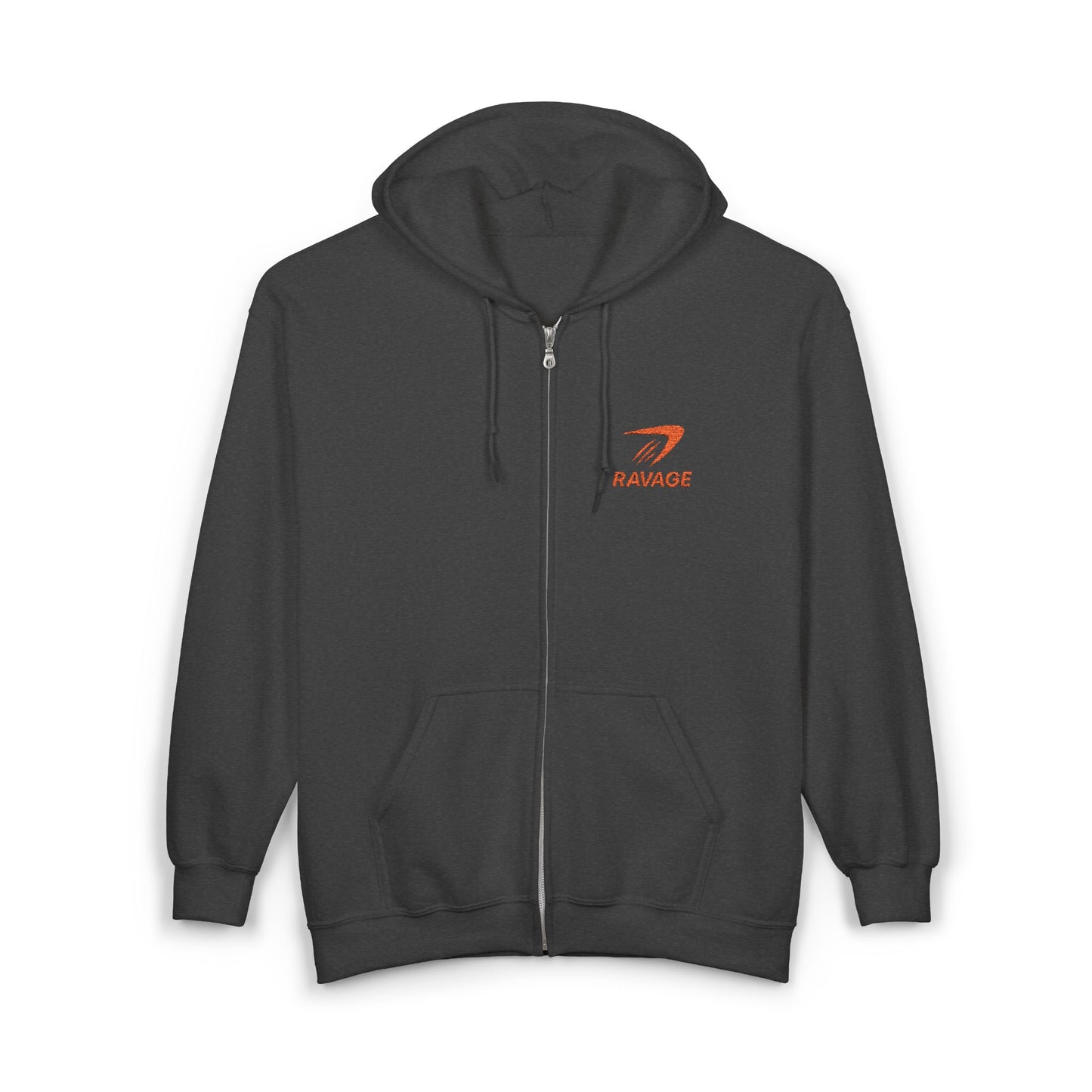 Ravage Unisex Full Zip-Up Hoodie – Premium Blend for Everyday Hustle