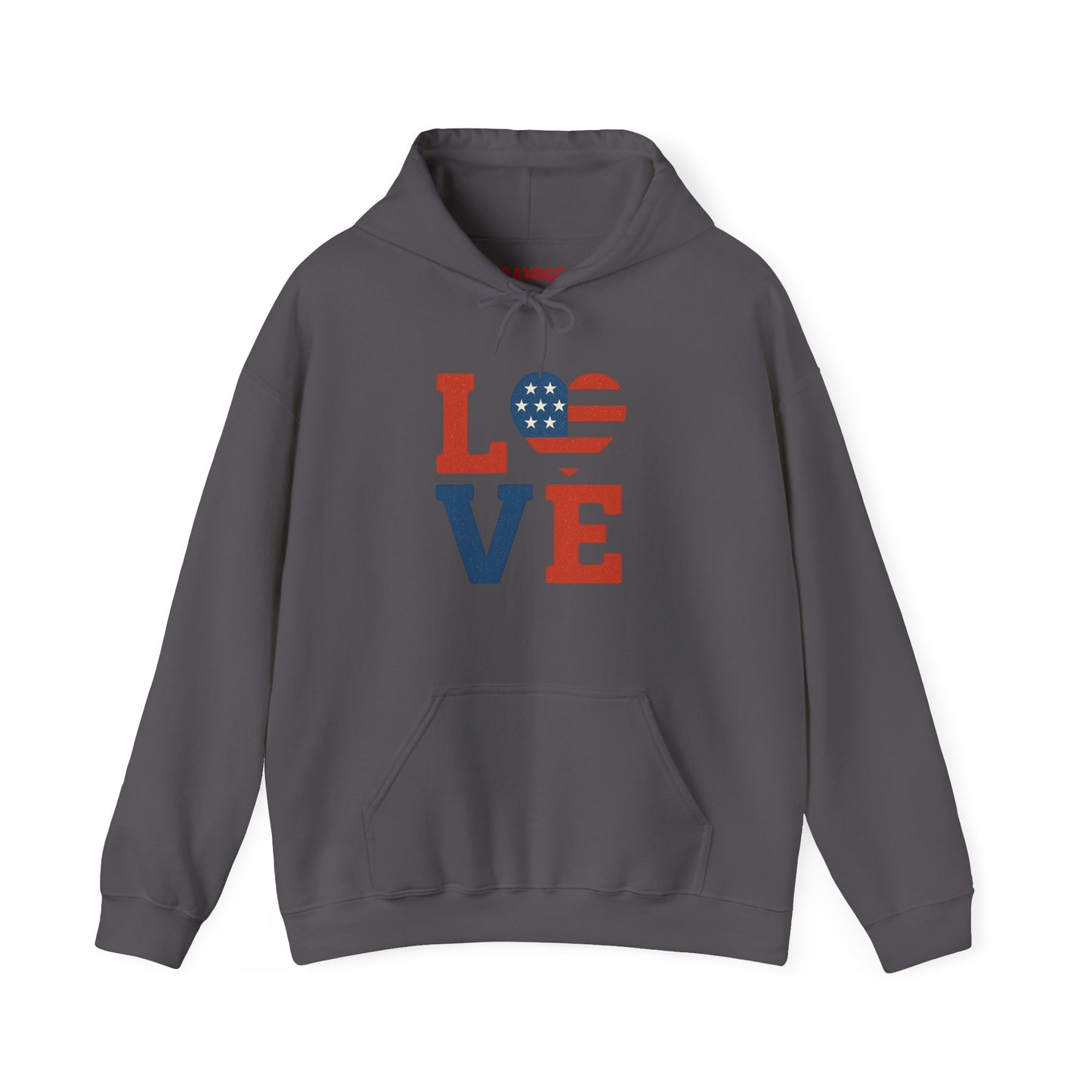Unisex Hooded Sweatshirt with 'LOVE' Design - Cozy Gift for Friends, Valentine's Day, Casual Wear, Relaxation, Everyday Use