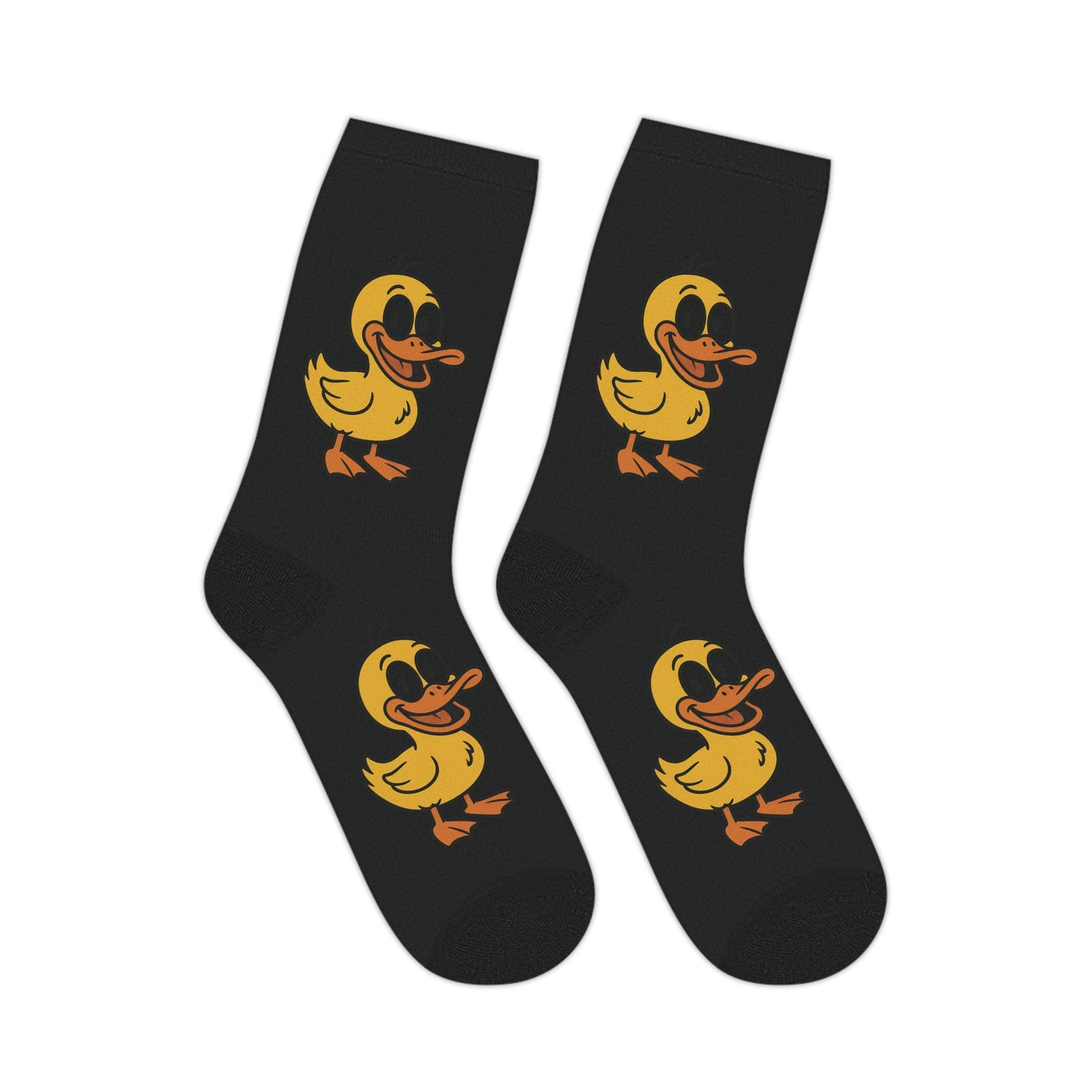 Cozy Duck Print Mid-Length Socks for Casual Comfort, Gift for Animal Lovers, Fun Everyday Wear, Perfect for Birthdays, Holidays