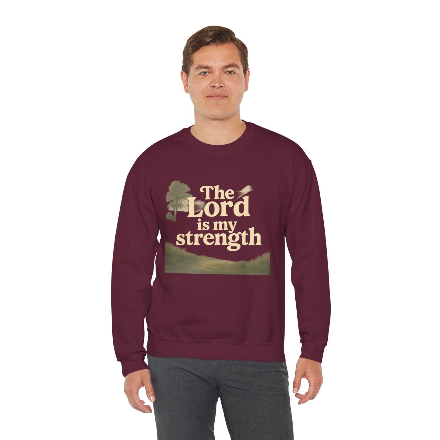 Faith-Inspired Crewneck Sweatshirt, Christian Apparel, Inspirational Gift, Religious Fashion, Daily Comfort, Cozy Sweatshirt