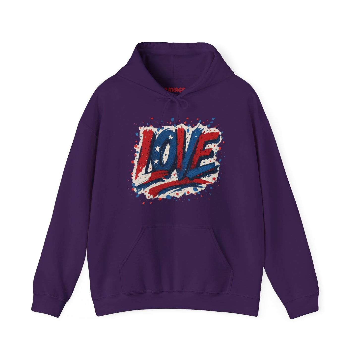 Unisex Hooded Sweatshirt with 'LOVE' Design - Cozy Gift for Friends, Valentine's Day, Casual Wear, Relaxation, Everyday Use